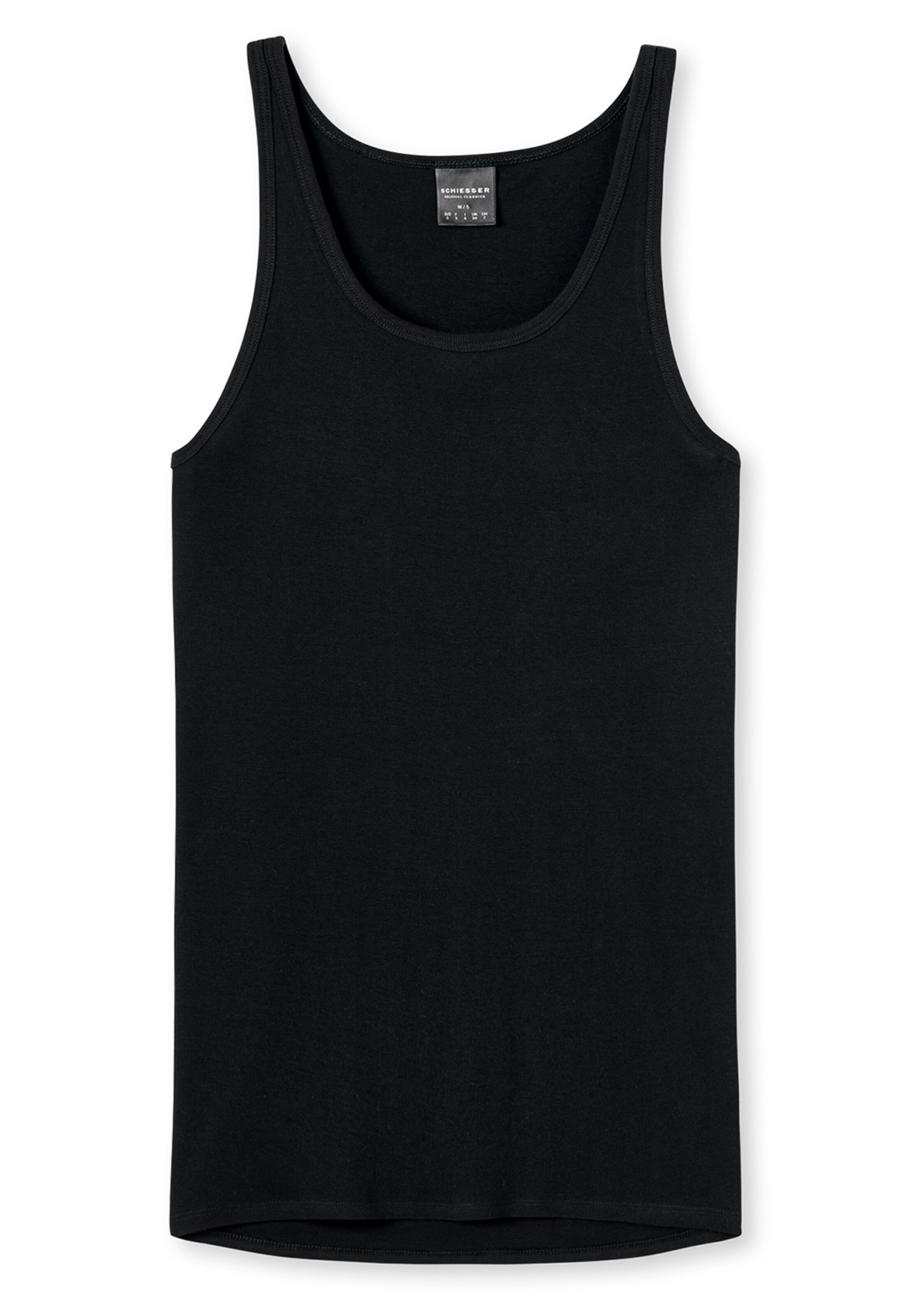 SCHIESSER Undershirt in Black