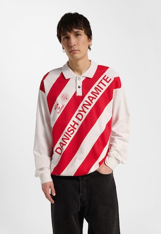 Hummel Shirt 'DBU 26 Fan Dynamite' in Wit: voorkant