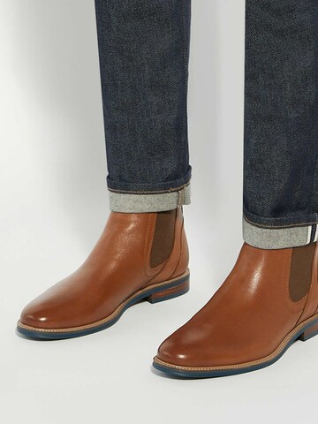 Dune LONDON Chelsea Boots 'Mckinley' in Braun