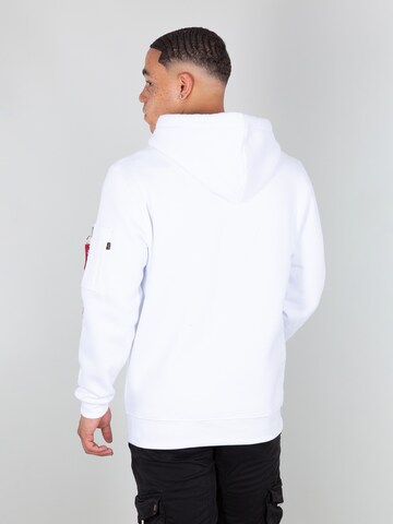 ALPHA INDUSTRIES Mikina – bílá