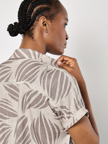 Chemisier ' ' Apricot en gris