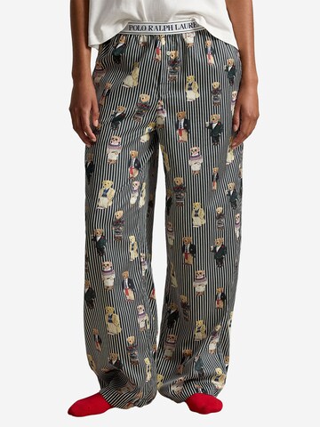 Polo Ralph Lauren Pyjamahose ' Iconic Bear ' in Grau: Vorderseite