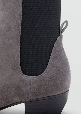 MANGO Stiefelette in Grau