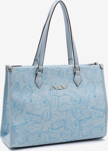 Shopper di ALV By Alviero Martini in blu: frontale