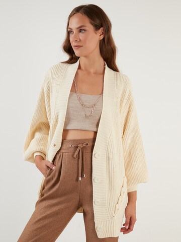 LELA Strickjacke in Beige