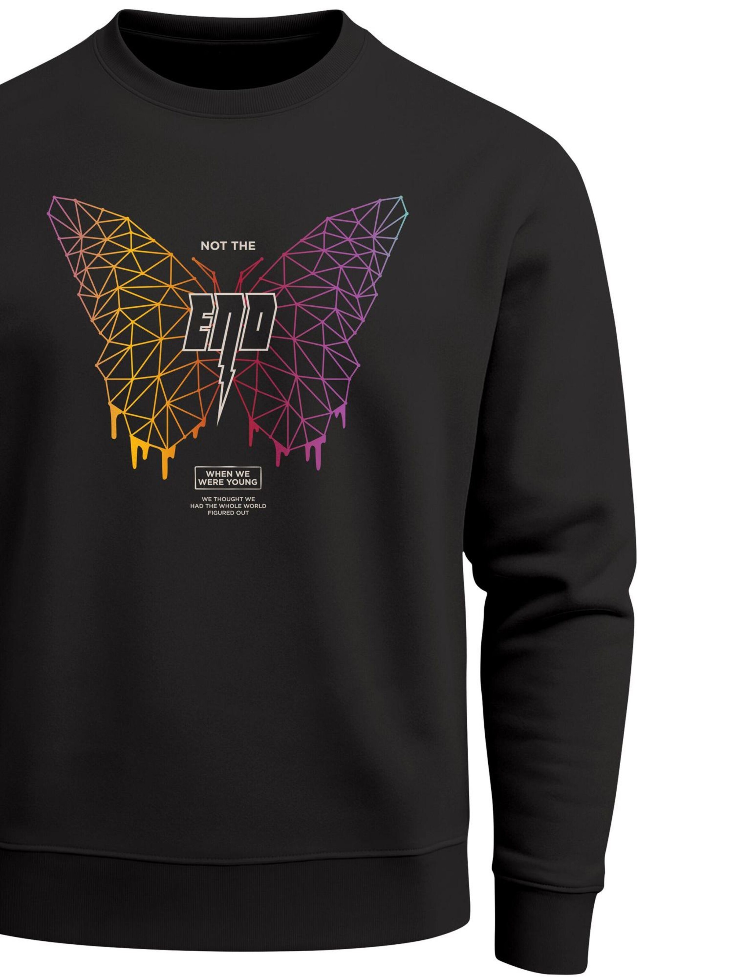 Neverless Sweatshirt 'Not the End' in Black