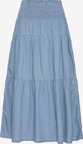 Pulz Nederdel 'PZJILL' i blå: forside