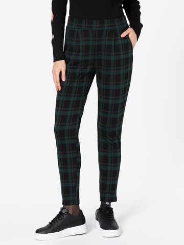 ICHI Regular Chino trousers 'KATE' in Green: front