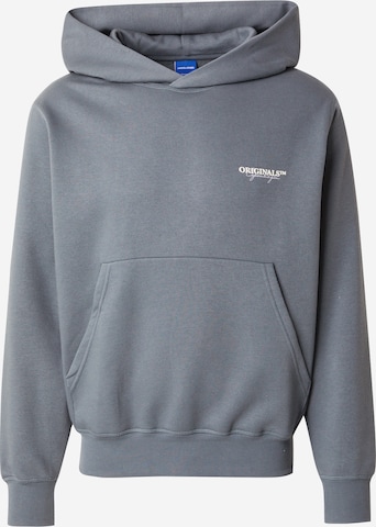 Sweat-shirt 'JORIslington' JACK & JONES en gris : devant