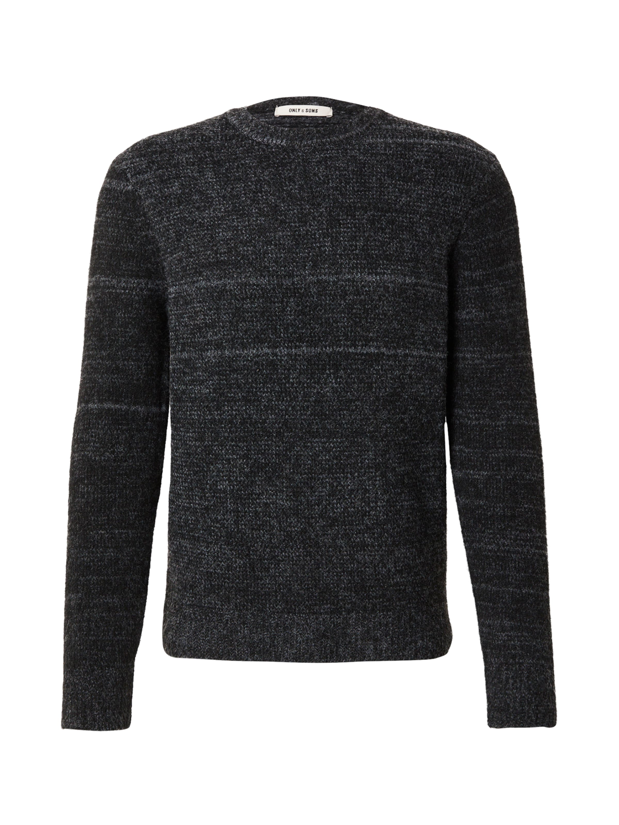 Pull-over Only & Sons en noir : devant
