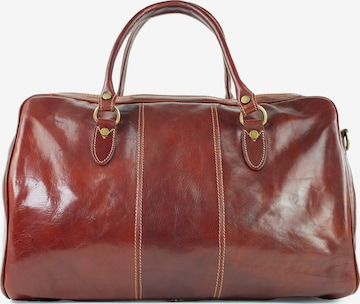 Sac week-end 'MATTEO' lePelou en marron : devant