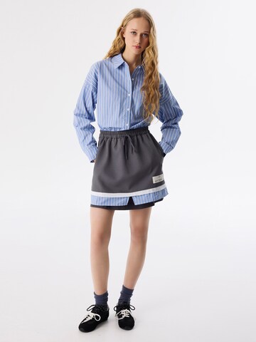 Twist Blousejurk in Blauw
