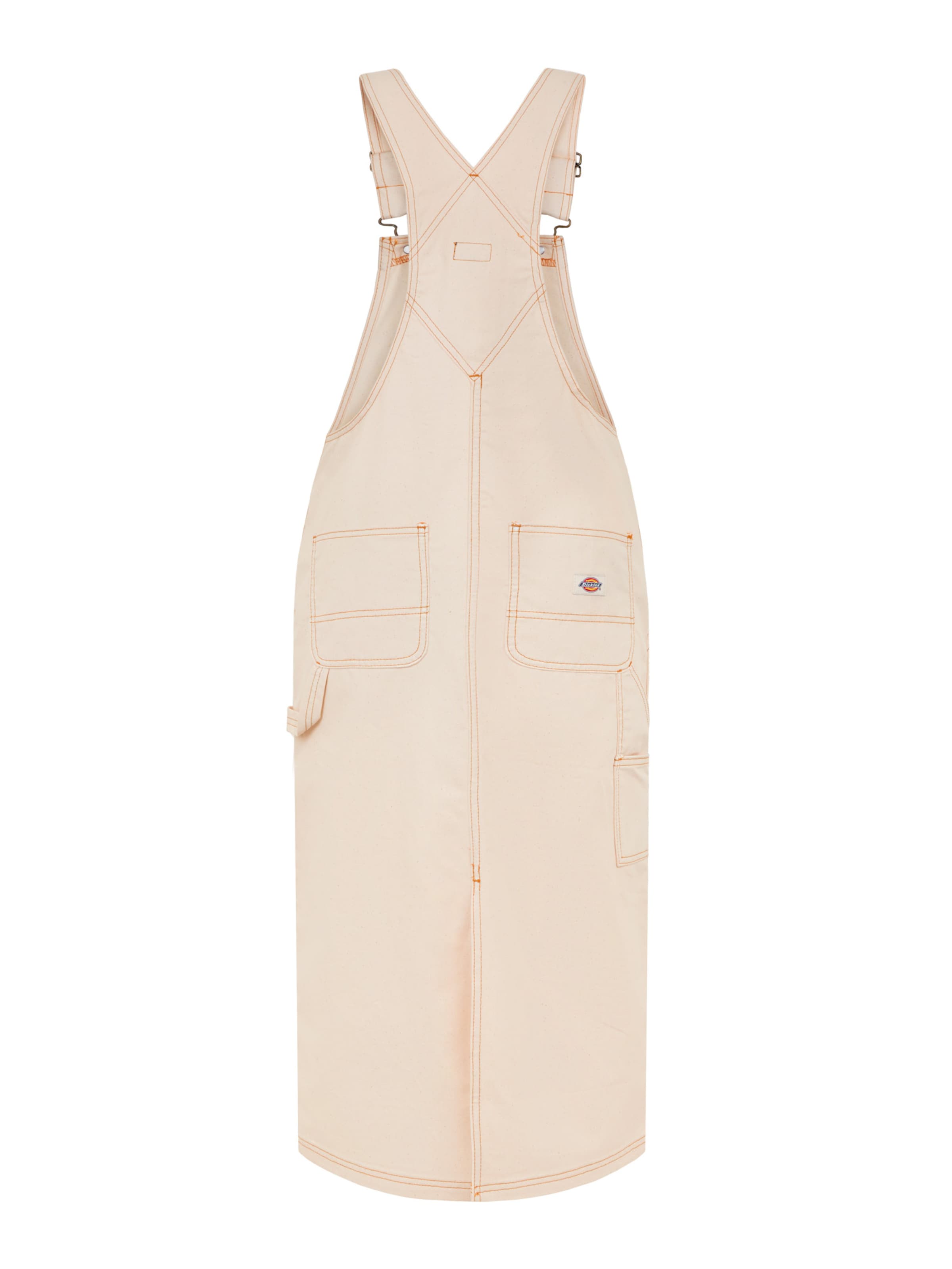 Salopetă rochie scurtă de la DICKIES pe alb