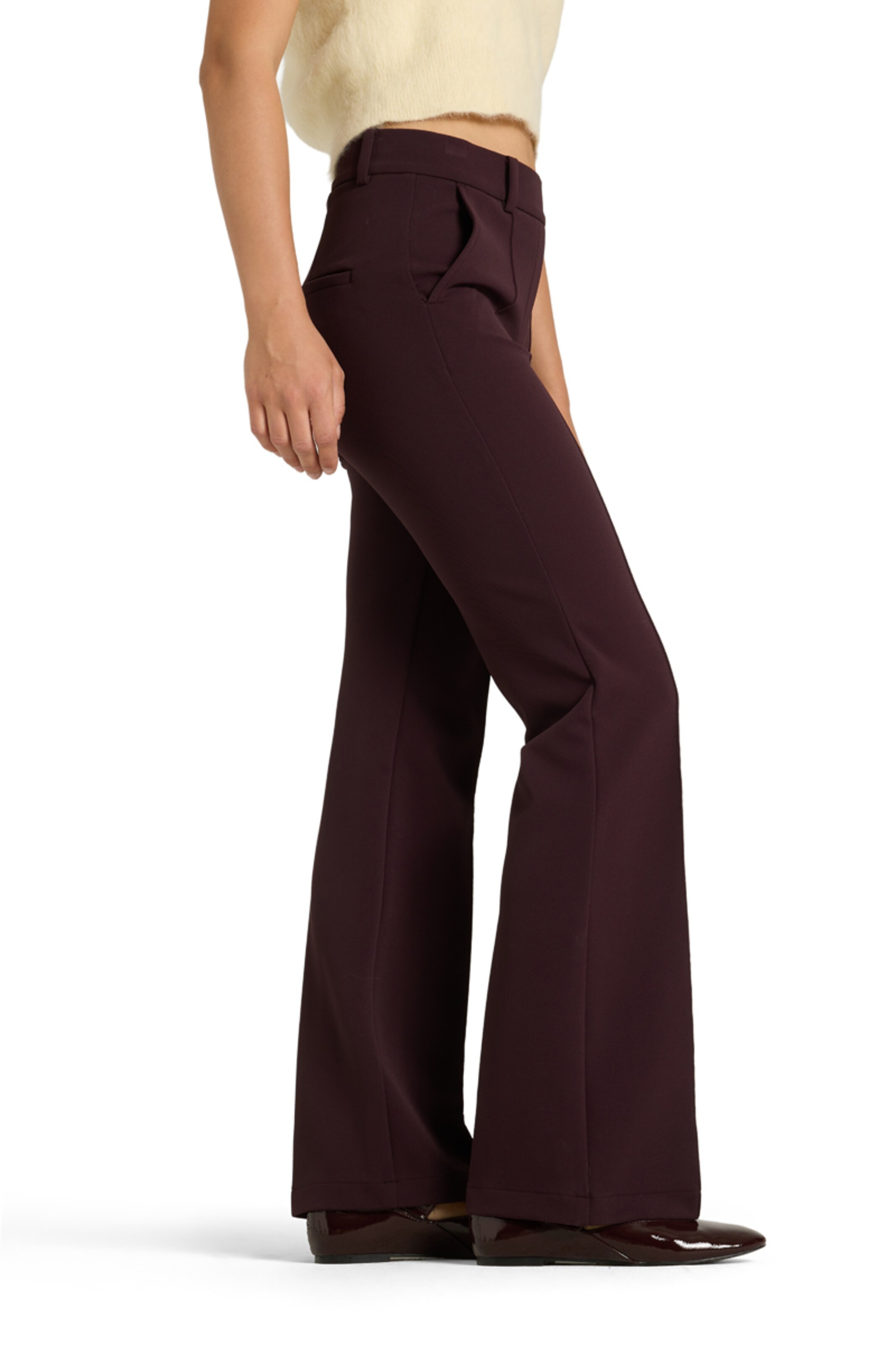 Regular Pantalon à pince 'Francoise' Cambio en violet