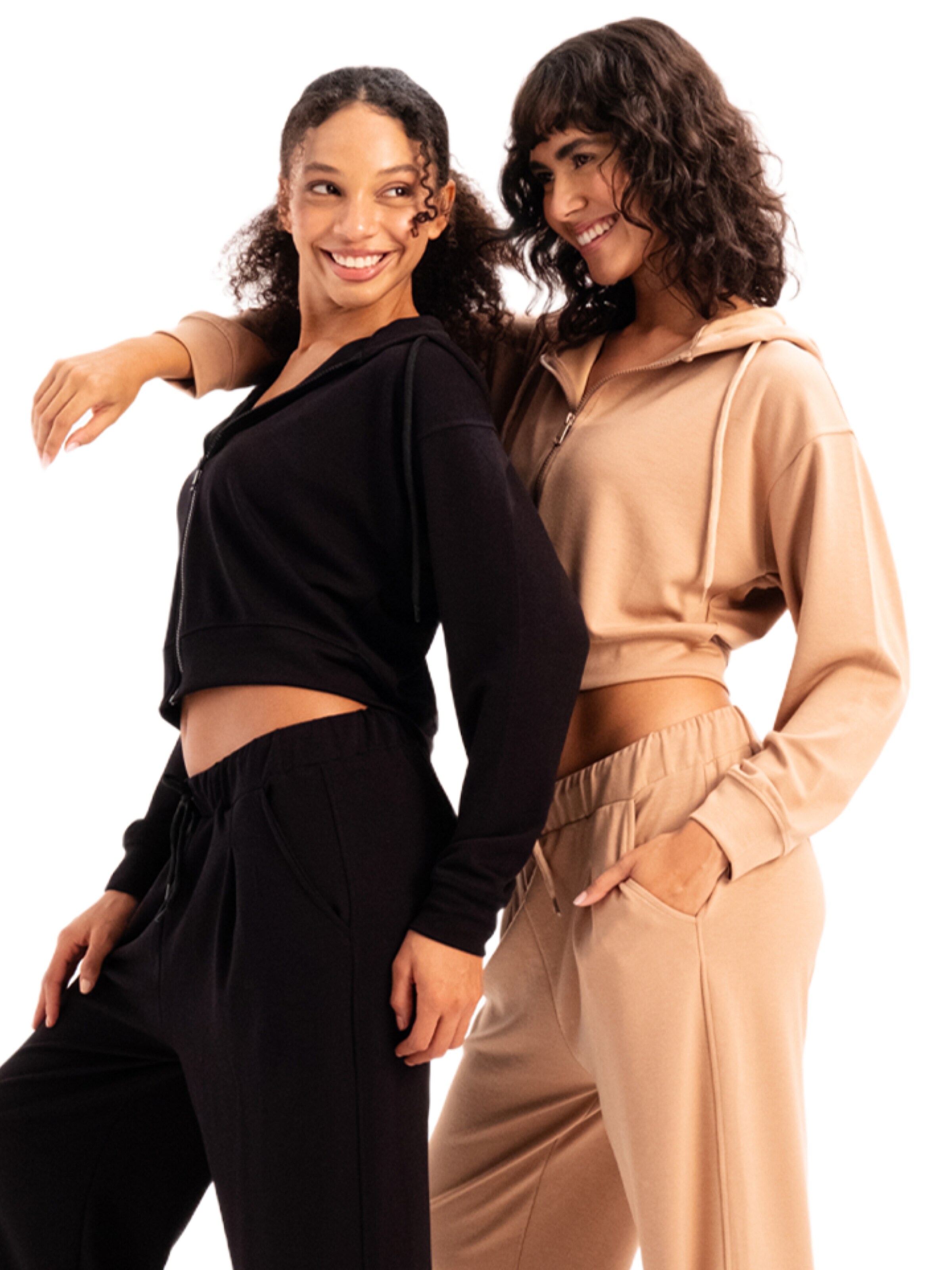 Justever Sweatvest in Beige