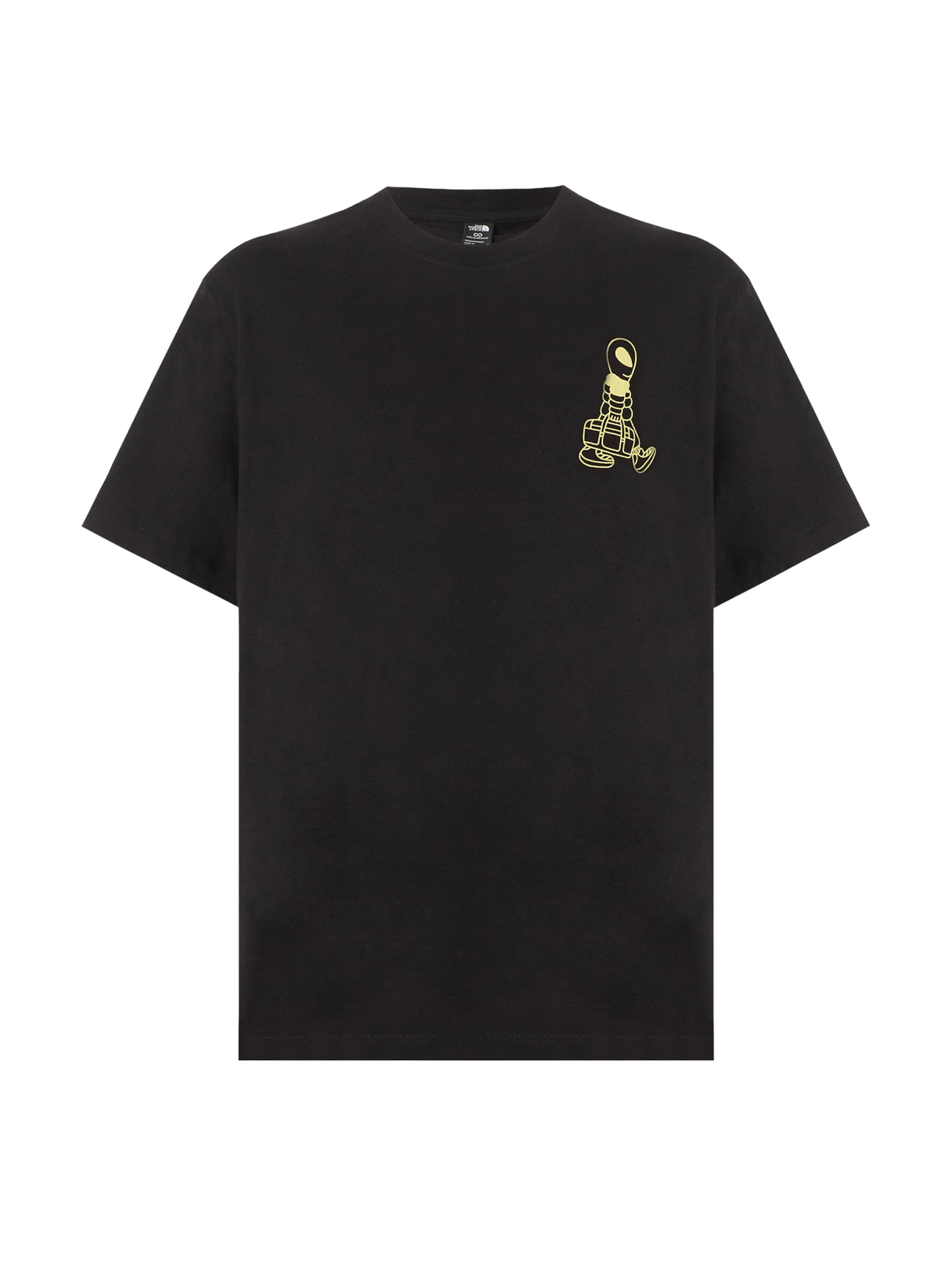 THE NORTH FACE Shirt 'ALIEN' in Zwart: voorkant