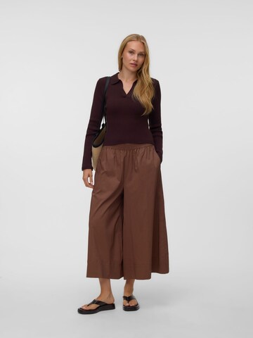 Wide leg Pantaloni 'VMFRiba' di VERO MODA in marrone