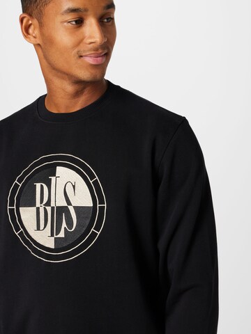 BLS HAFNIA Sweatshirt 'New Compass' in Black