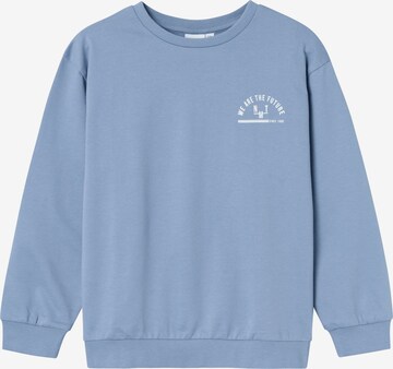 NAME IT Sweatshirt 'VIKRAM' in Blau: predná strana