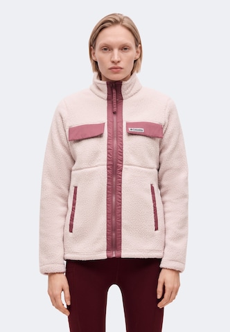 COLUMBIA - Chaqueta polar funcional 'Juniper Peak' en lila: frente
