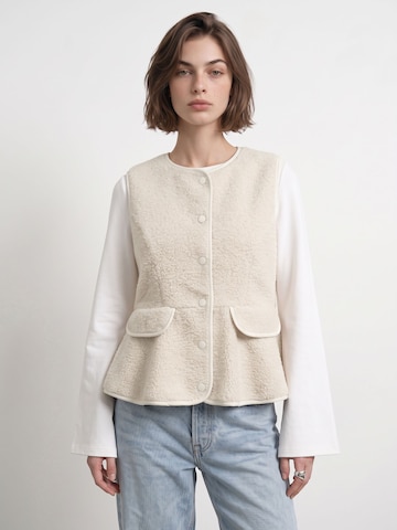 HYPEDROP Vest 'HDKatinka' i beige: forside