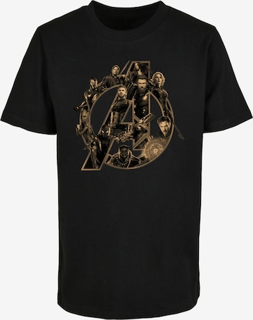 ABSOLUTE CULT T-Shirt 'Avengers Infinity War' in Schwarz: predná strana