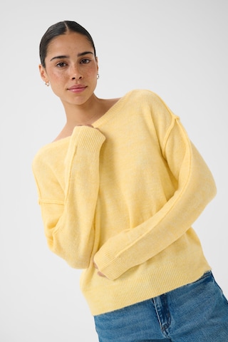 Kaffe - Pullover 'Iris ' em amarelo