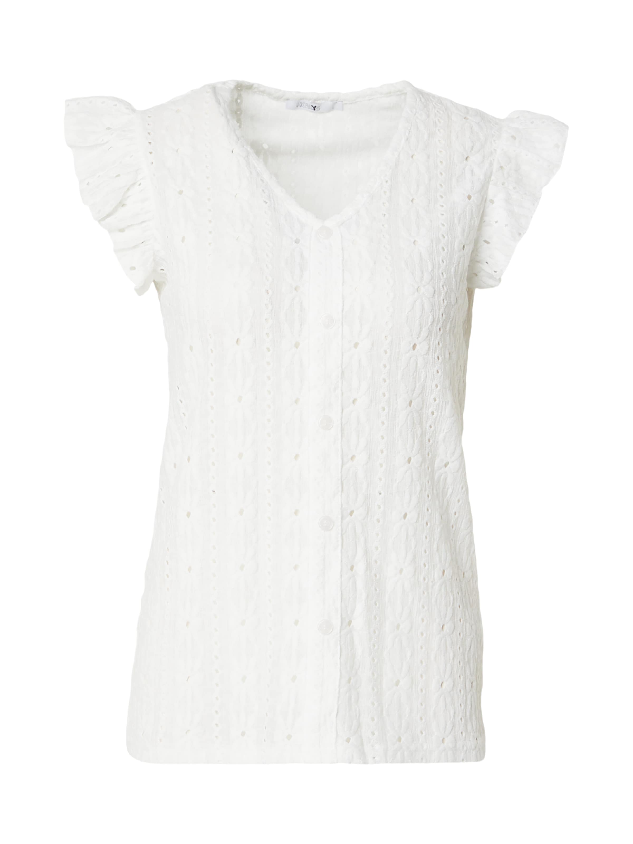 Hailys Μπλούζα 'Fi44rna' σε λευκό: μπροστά