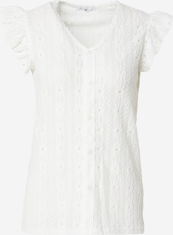 Hailys Bluse 'Fi44rna' i hvid: forside