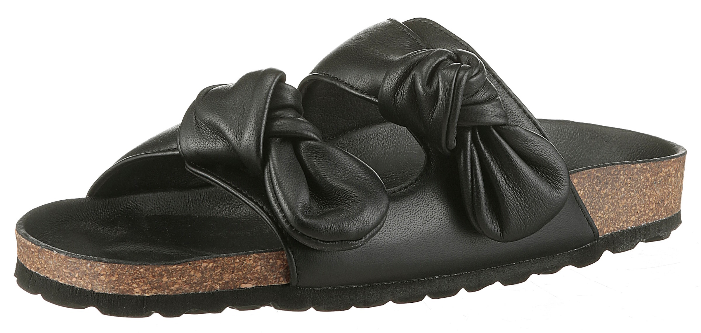 VERBENAS Mules in Black: front