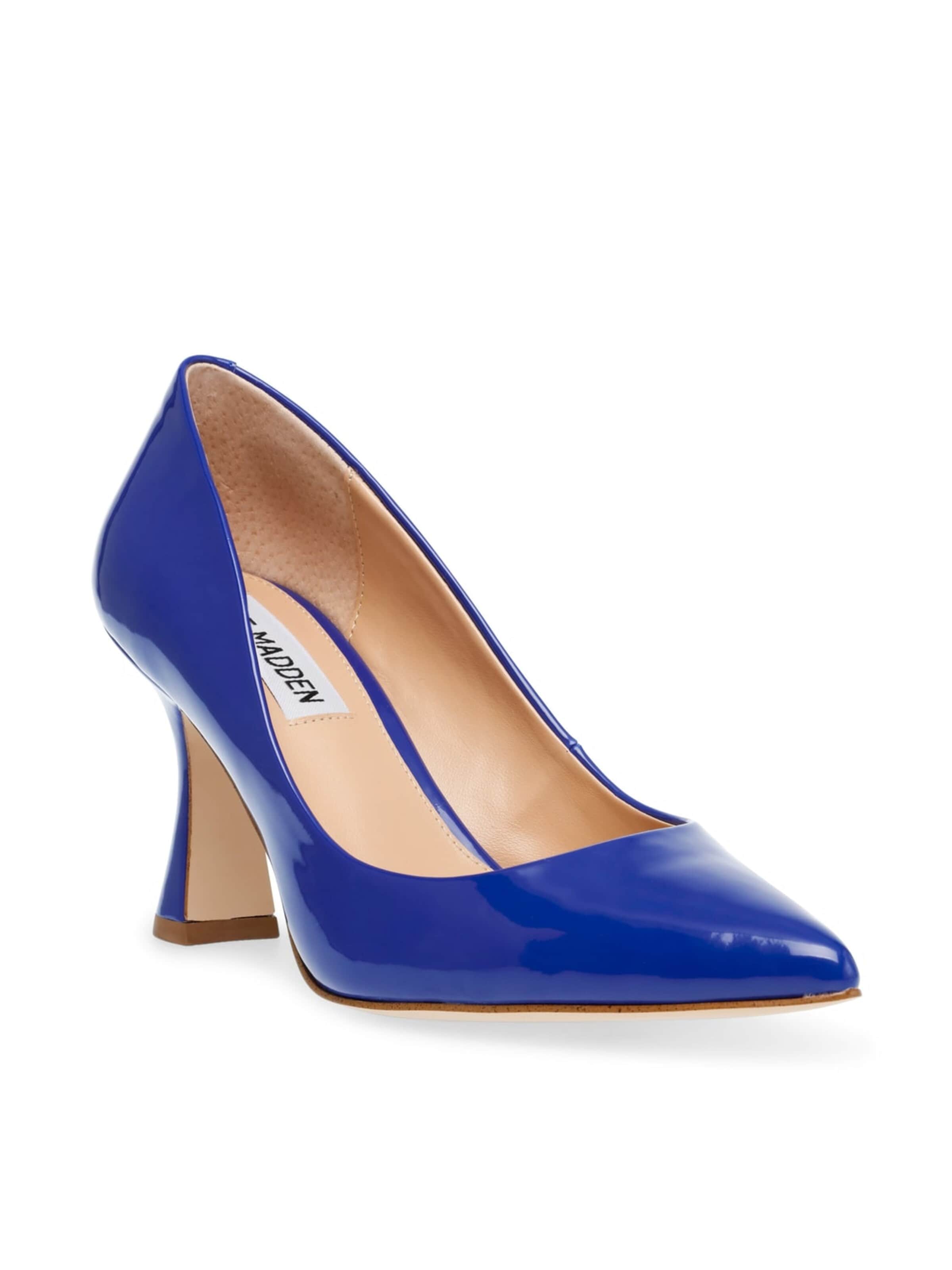 STEVE MADDEN Pumps 'NOTARY BLUE PATENT' i blå