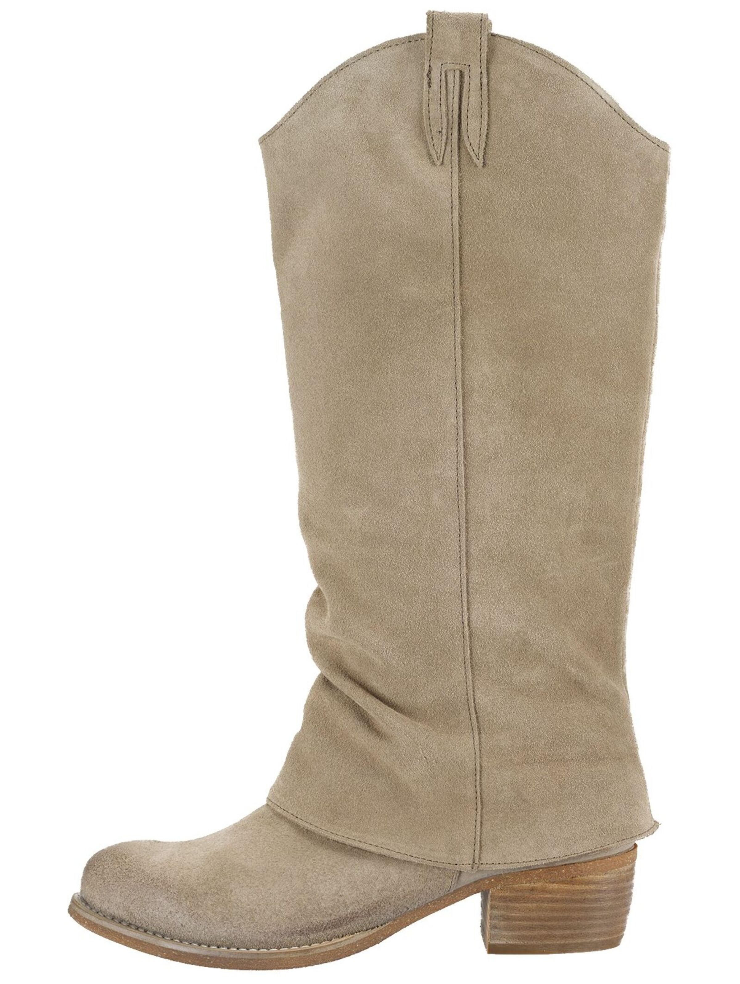 Felmini Wide Fit Cowboylaarzen in Bruin
