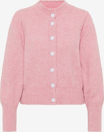 MYMO Knit cardigan in Pink: front