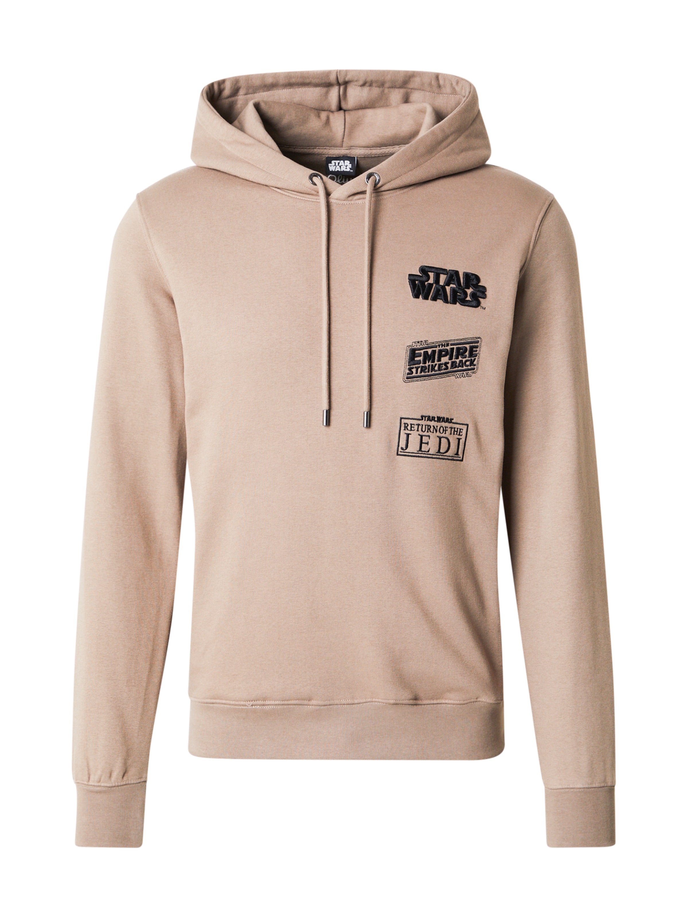 s.Oliver Sweatshirt in Bruin: voorkant