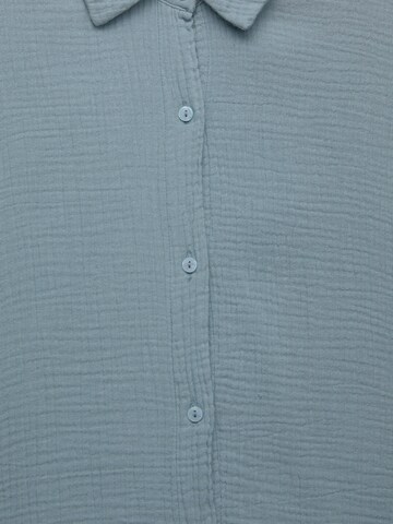 Pull&Bear Bluse in Blau