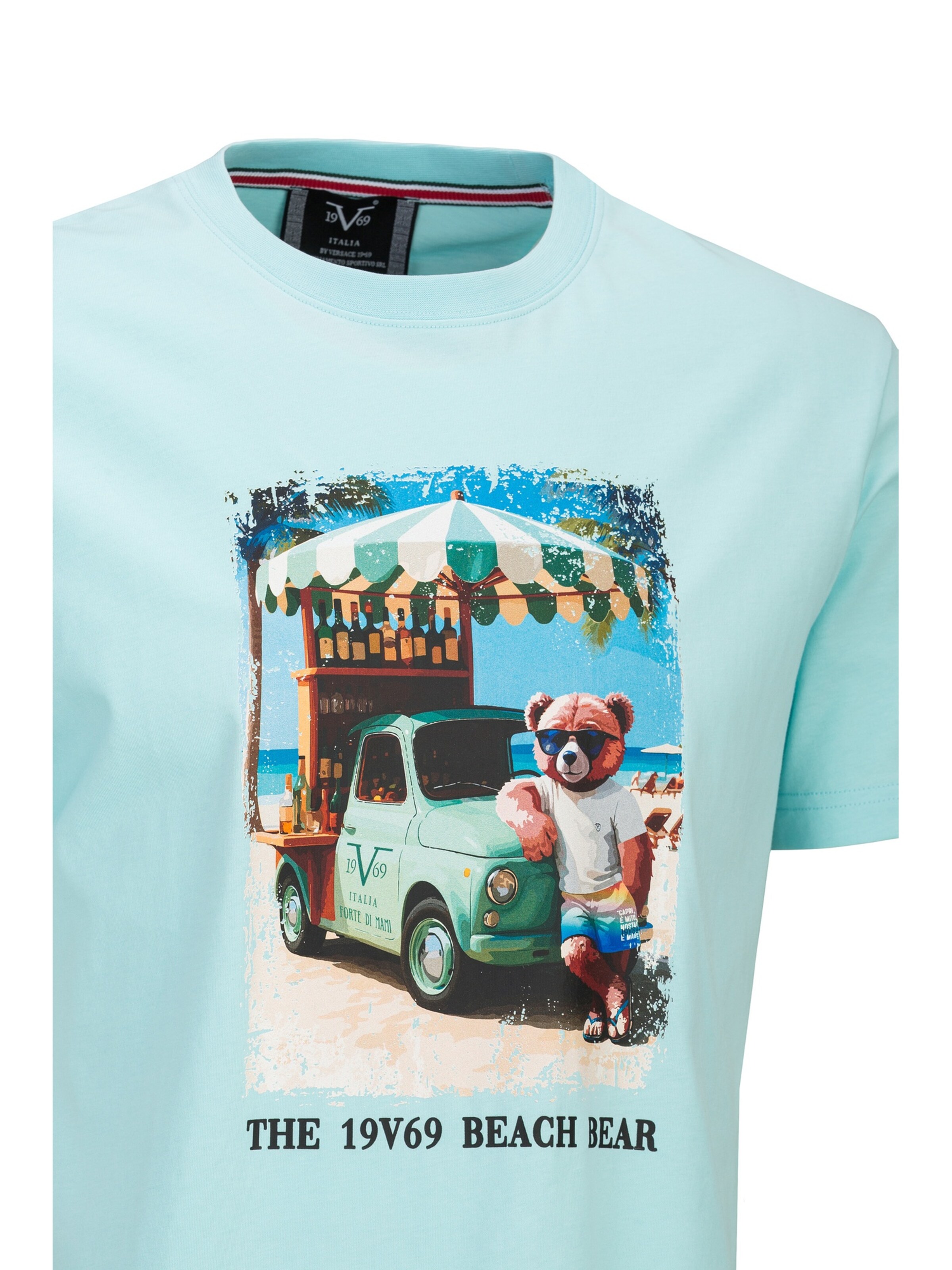 19V69 ITALIA Shirt 'Rafael Beach' in Green