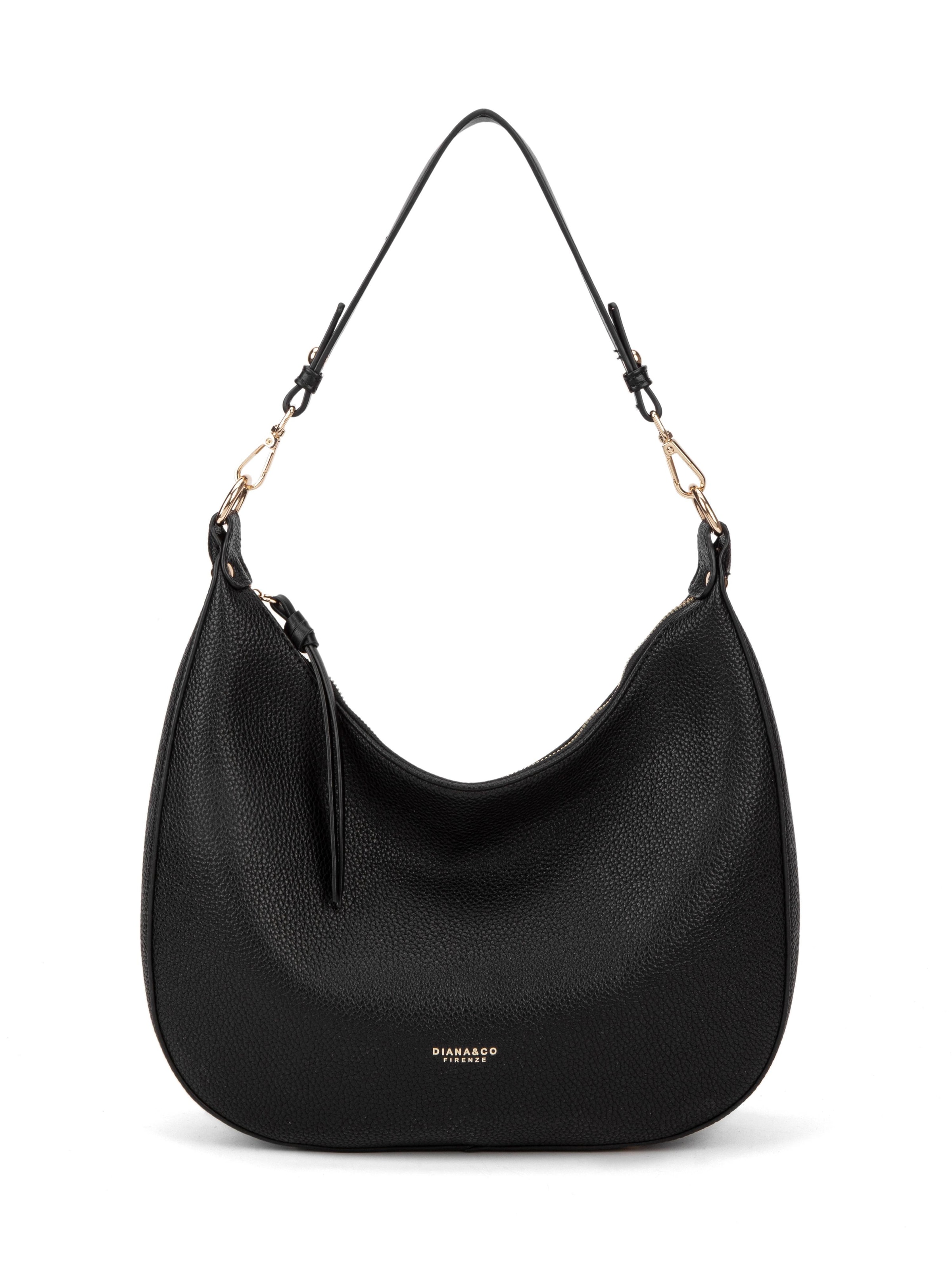 Borsa a spalla di Diana&Co. in nero: frontale
