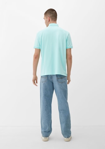 QS Poloshirt in Blau