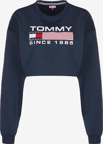 Felpa 'Modern Super' di Tommy Jeans in blu: frontale