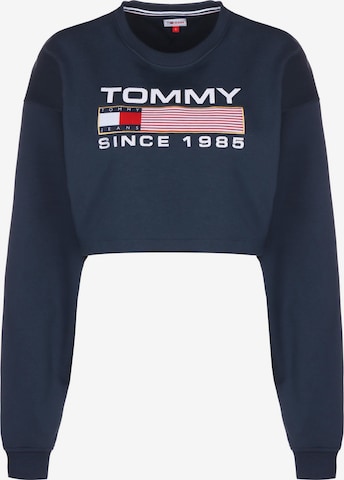 Tommy Jeans Sweatshirt 'Modern Super' in Blauw: voorkant
