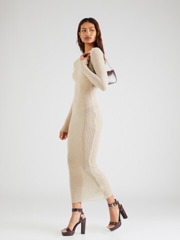 Misspap Knit dress in Beige