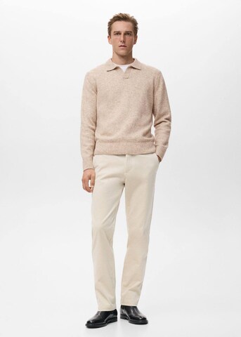 MANGO MAN Pullover 'Oreo' in Beige