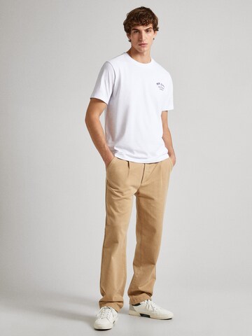 Pepe Jeans T-Shirt 'Cave' in Weiß