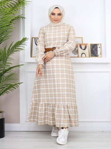 MODAMIHRAM Jurk in Beige