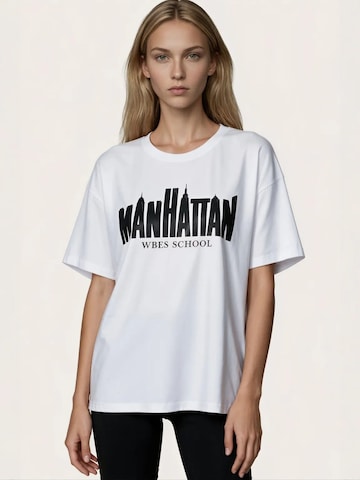 MSN Collection - Camisa em branco: frente