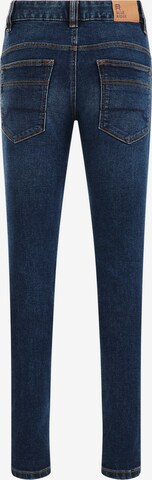 Skinny Jeans de la WE Fashion pe albastru