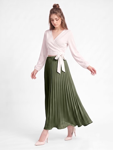 TorWeit Skirt 'PLISSEE ROCK' in Green
