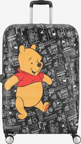 American Tourister Trolley 'Wavebreaker Disney' in Schwarz: Vorderseite