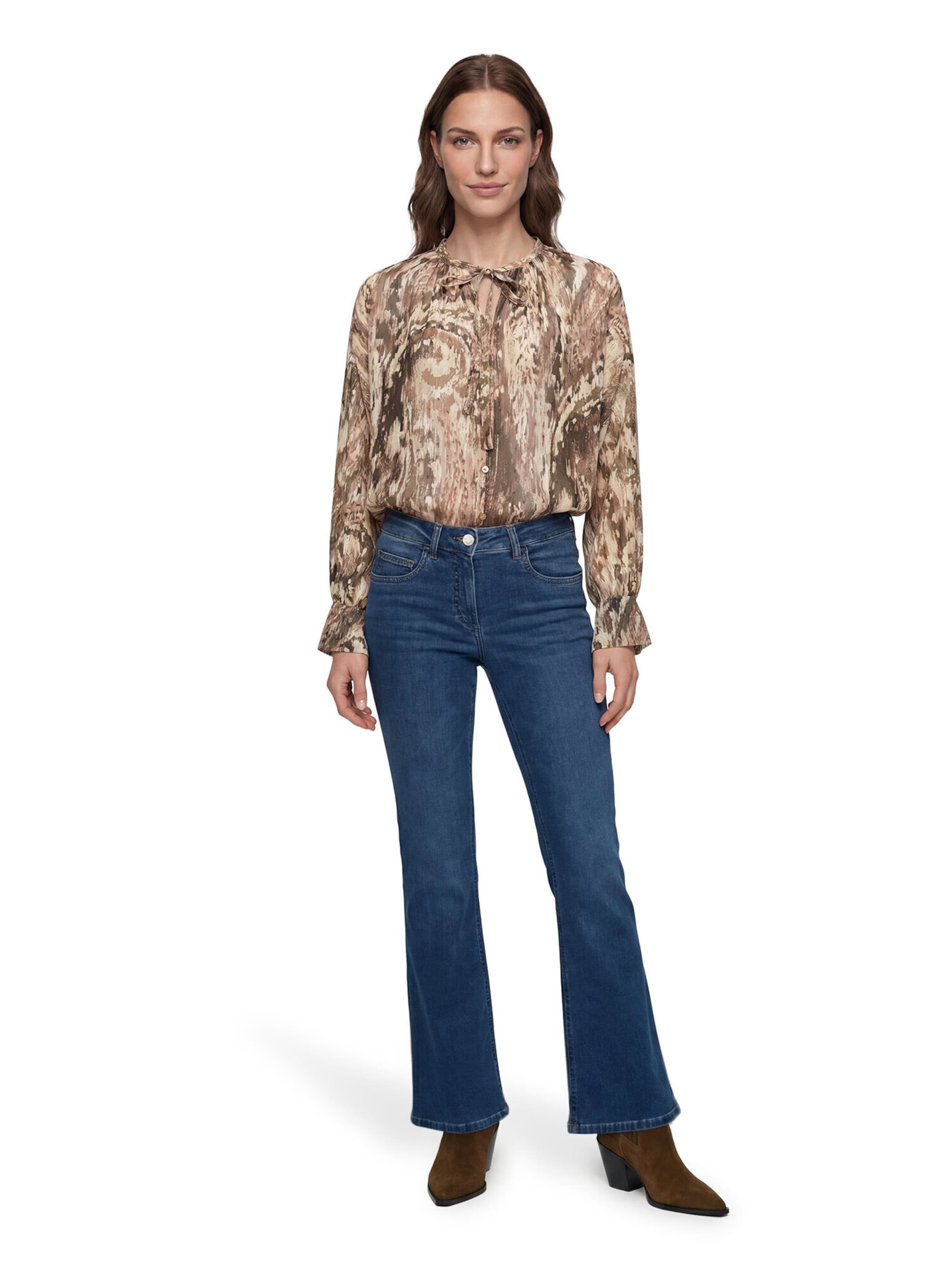 Betty Barclay Flared Jeans in Blau