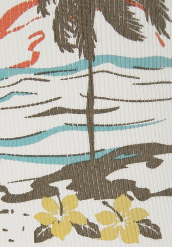 BEACH TIME - Top en blanco